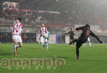 Destro di prima intenzione sotto l’incrocio dei pali. Mawuli manda in estasi il settore ospiti