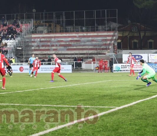 Tiro forte e preciso che s’infila nell’angolino lontano. Un gran bel gol griffato Tavernelli