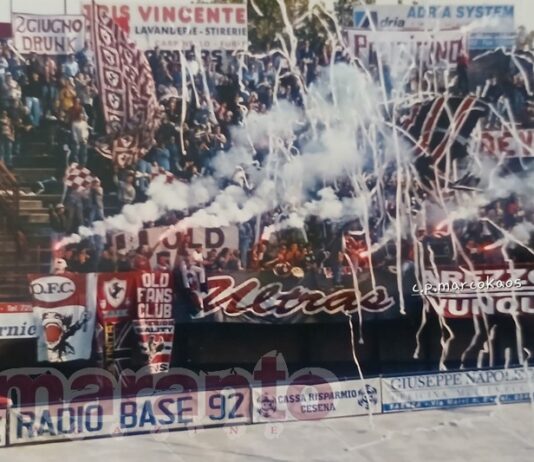 Una trasferta, una storia. Il velodromo di Forlì, il gol di Scichilone e la festa della castagna