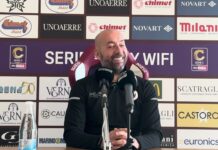 VIDEO / Bucchi: “I tifosi fuori? Li rispetto ma mi dispiace. Meli non convocato, Cortesi in panchina”