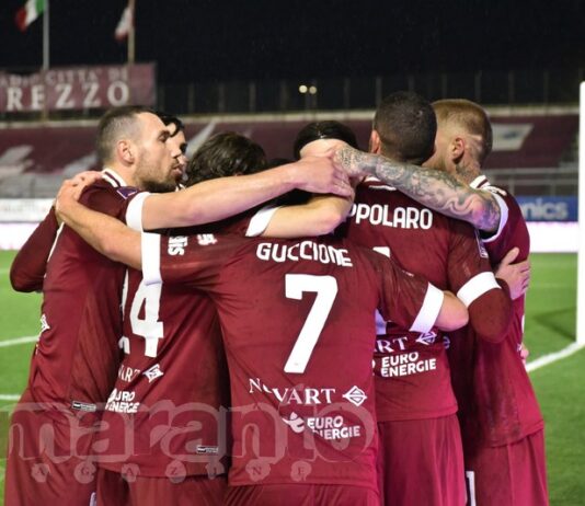 Vittoria di rigore per l’Arezzo: Pattarello e Cianci in gol dal dischetto. Venturi imbattuto da 510 minuti