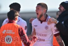 L’Arezzo più forte di tutto. Gli amaranto espugnano Gubbio con Ravasio-gol. 1.200 tifosi in festa