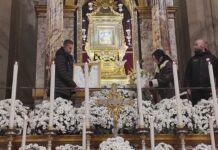 VIDEO / Allenamento a Rigutino e visita alla Madonna del Conforto. La curva sud da Minghelli