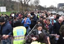 Quasi 8mila spettatori allo stadio. Più steward e un varco di accesso ulteriore in curva sud