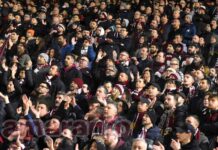 Ok delle autorità all’aumento della capienza della curva sud. Domani l’ordinanza del sindaco