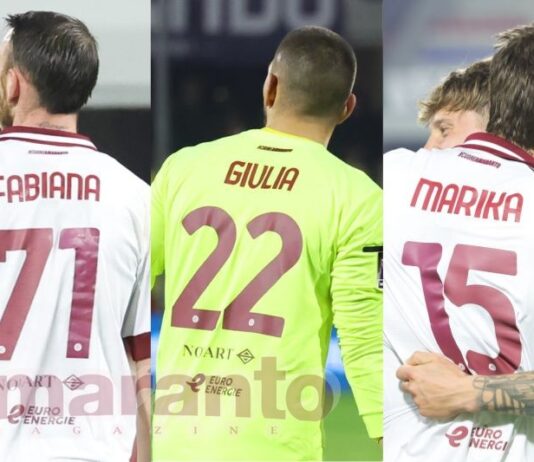 Maglie speciali e una vittoria firmata Anna. Le dediche degli amaranto alle donne della loro vita