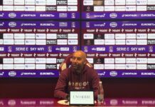 VIDEO / Bucchi: “Mai avuto paura di perderla. Bella reazione, atmosfera meravigliosa”