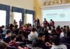 Righetti e Tavernelli a scuola di tifo. Lezione agli studenti sul rispetto delle regole