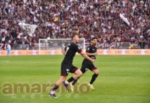 Ionita la sblocca subito, poi Varela scaccia le paure. L’Arezzo rimane in testa al campionato