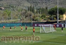 Ionita mattatore nelle partitelle a Rigutino. Contro il Livorno possibili novità in formazione