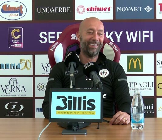 VIDEO / Bucchi è carico: “Pensiamo tutti positivo. In testa con merito, vogliamo vincere”