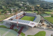 VIDEO / Timelapse dei lavori di riqualificazione del nuovo stadio di Arezzo