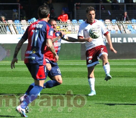 Un tiro al volo quasi perfetto, a centimetri dal gol. Di Guccione il gesto tecnico migliore