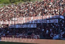 L’ultima ammenda della stagione: 200 euro per striscione e bandiera senza autorizzazioni