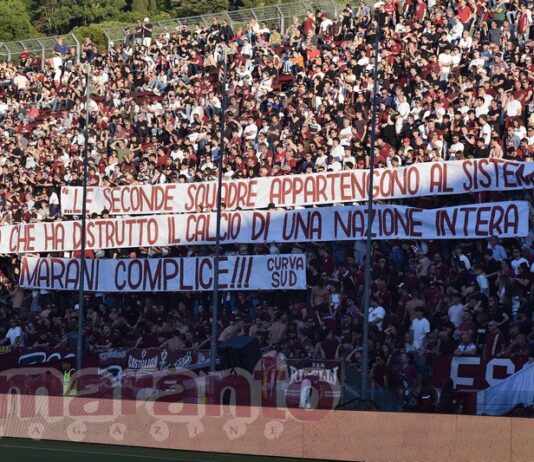 L’ultima ammenda della stagione: 200 euro per striscione e bandiera senza autorizzazioni