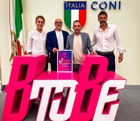 Responsabilità sociale dello sport, l’Acf Arezzo premiata a Roma dal Coni