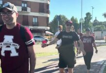 VIDEO / Il racconto della camminata amaranto verso Capolona. Fioretto e partecipazione