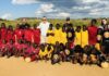 Un po’ d’amaranto tra i bambini dello Zambia. Il calcio come strumento di crescita