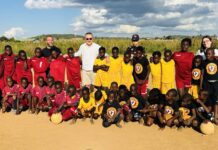Un po’ d’amaranto tra i bambini dello Zambia. Il calcio come strumento di crescita