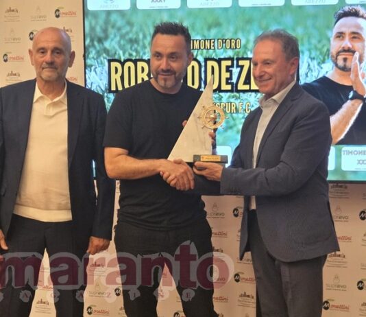 De Zerbi, il Timone d’oro e un po’ d’amarcord: “Ad Arezzo un anno solo ma bellissimo”