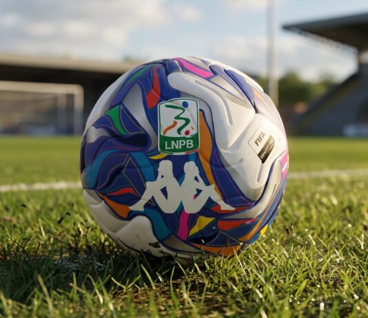 Ecco il pallone con cui l’Arezzo giocherà in serie B. Da dieci anni è firmato Kappa