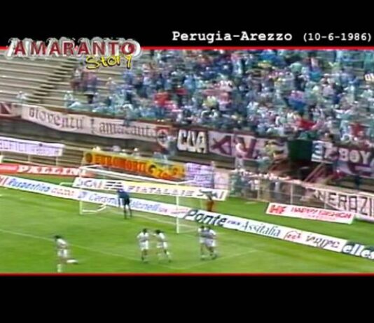 VIDEO / Pioggia a catinelle, i gol di Facchini e Ugolotti. Il colpaccio al Curi quarant’anni dopo
