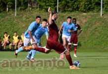 Arezzo rimontato dall’Albinoleffe (1-3). Bucchi spreme la squadra, due sole sostituzioni