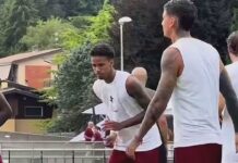 VIDEO / Doppia seduta per gli amaranto. A Clusone amichevole con l’Albinoleffe