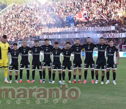 Un Arezzo bello e tosto fa un figurone. Il Palermo la vince nel recupero grazie ad Augello (2-3)