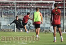 FOTOGALLERY / Allenamento allo stadio a tre giorni dall’esordio in B