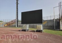 Stadio, preparativi per la B: maxi schermo, goal line technology, mega pannello per il cantiere