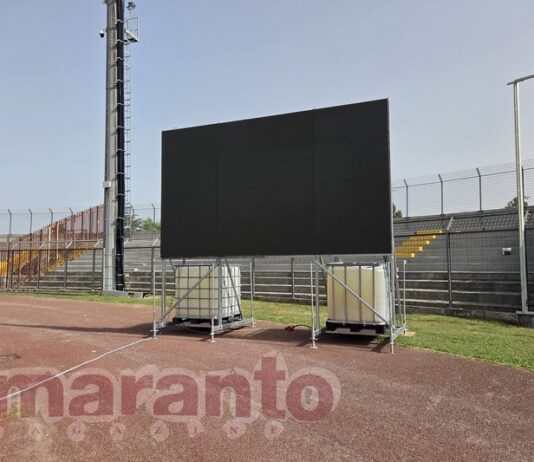Stadio, preparativi per la B: maxi schermo, goal line technology, mega pannello per il cantiere