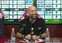 VIDEO / Bucchi: “Elmetto in testa e coraggio. La B ce la siamo sudata, dobbiamo mantenerla”