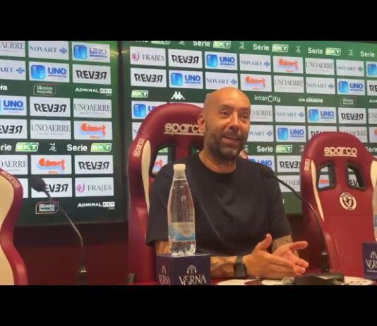VIDEO / Bucchi: “Orgoglio e qualità, meritavamo di più. In partita fino all’ultimo minuto”