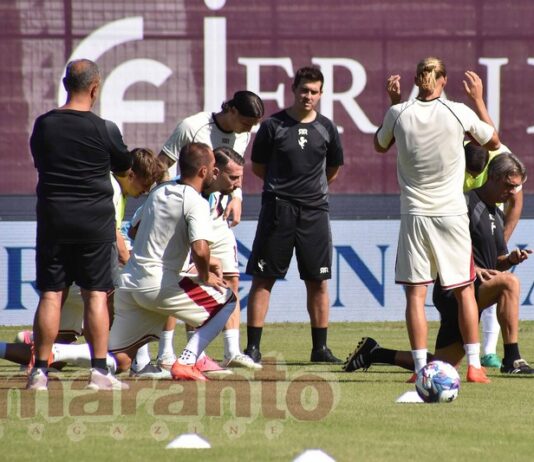 Amaranto al lavoro da giovedì con i test atletici. Alla ripresa subito Cremonese e Samp