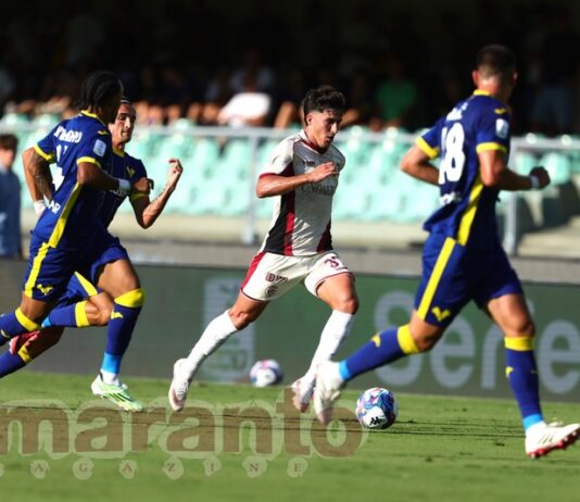 Righetti salva un gol che sembrava fatto. E’ del terzino la giocata migliore al Bentegodi