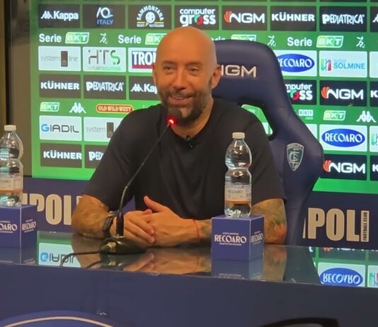 VIDEO / Bucchi: “L’espulsione ci ha aiutato. Noi bravi a crederci nel secondo tempo”