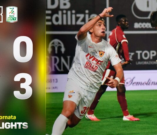 VIDEO / Arezzo-Benevento 0-3, la sintesi della partita